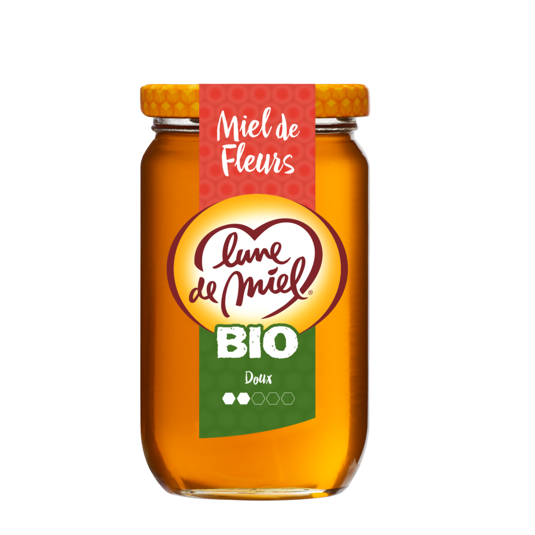 Miel biologique de fleurs