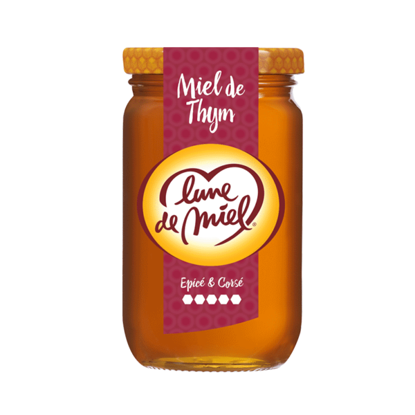 miel de thym pot verre lune de miel