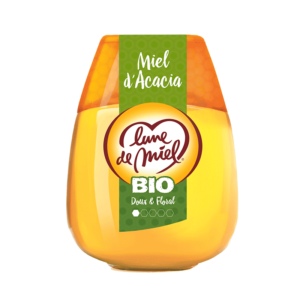 Miel d'acacia doseur lune de miel Bio