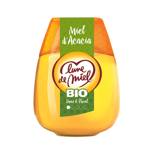 Miel d'acacia doseur lune de miel Bio
