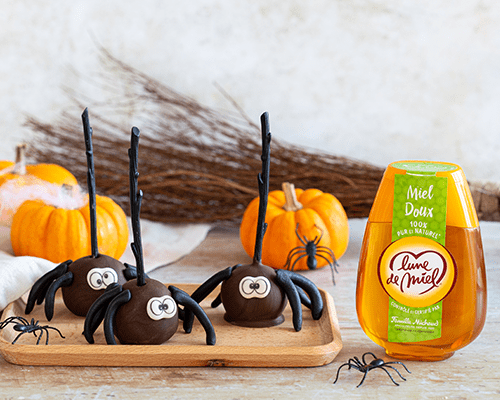Cake pops d’Halloween au miel doux Lune de Miel®