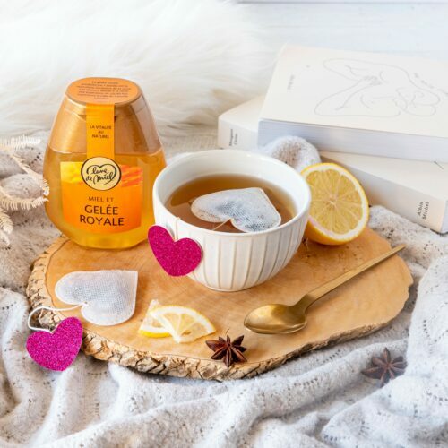 thé-citron-miel-gelée-royale-lunedemiel recette jus de pomme