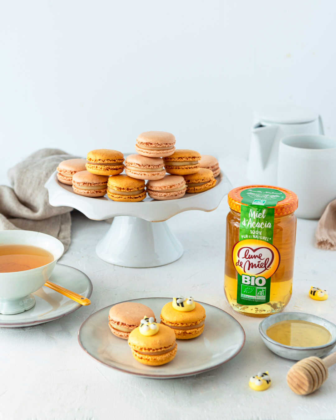 Macarons au Miel d’Acacia Lune de Miel®