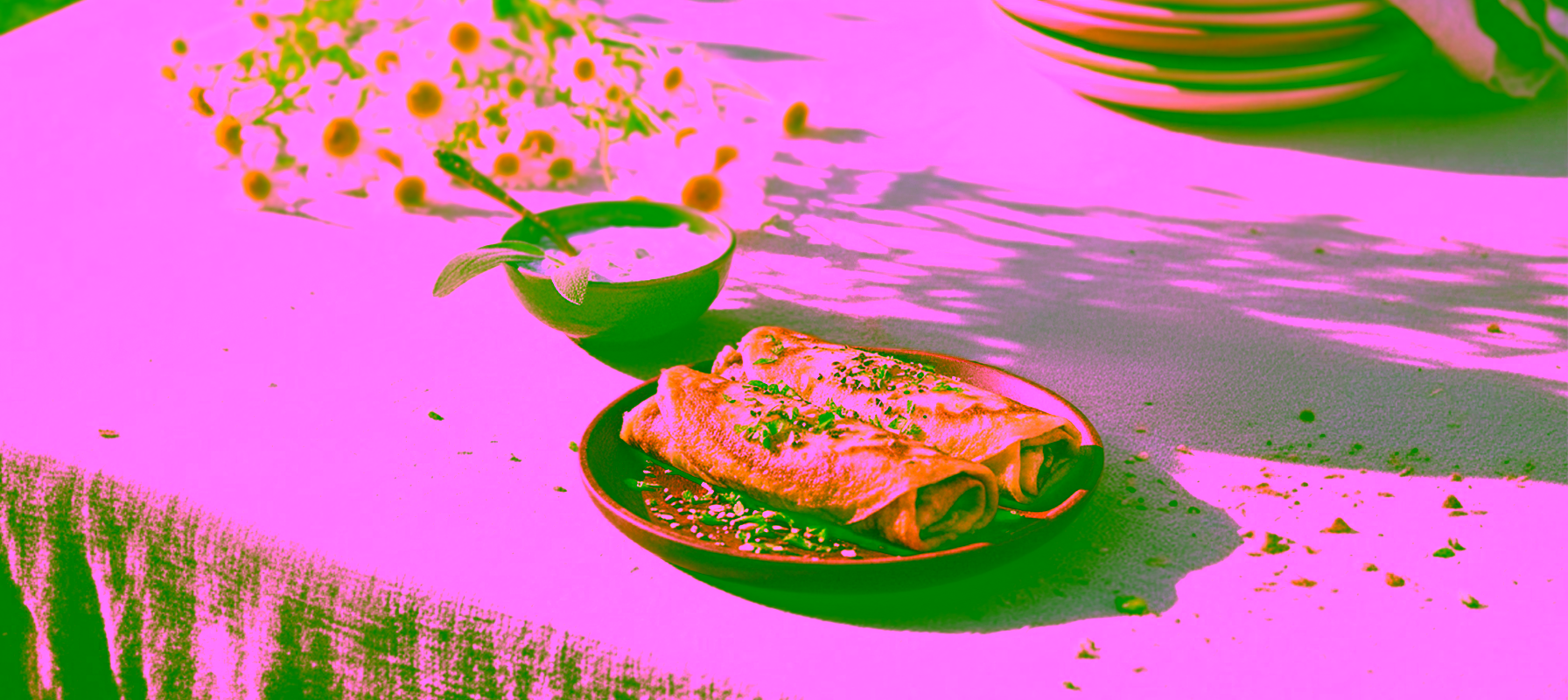Crêpes orientales miel